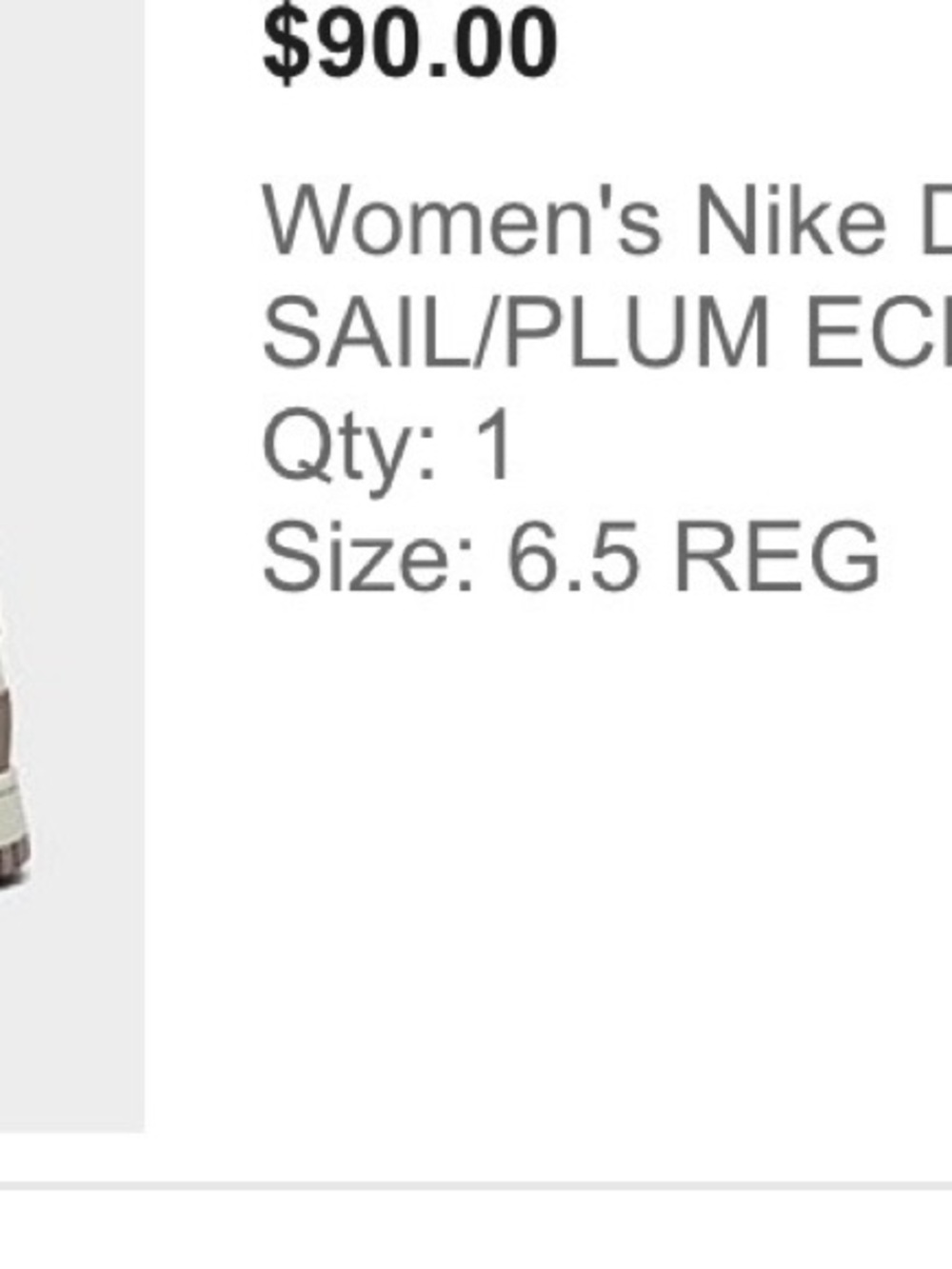 Nike Women's Low-Top Sneakers in Dusty Pink and White - Picture 7 of 7